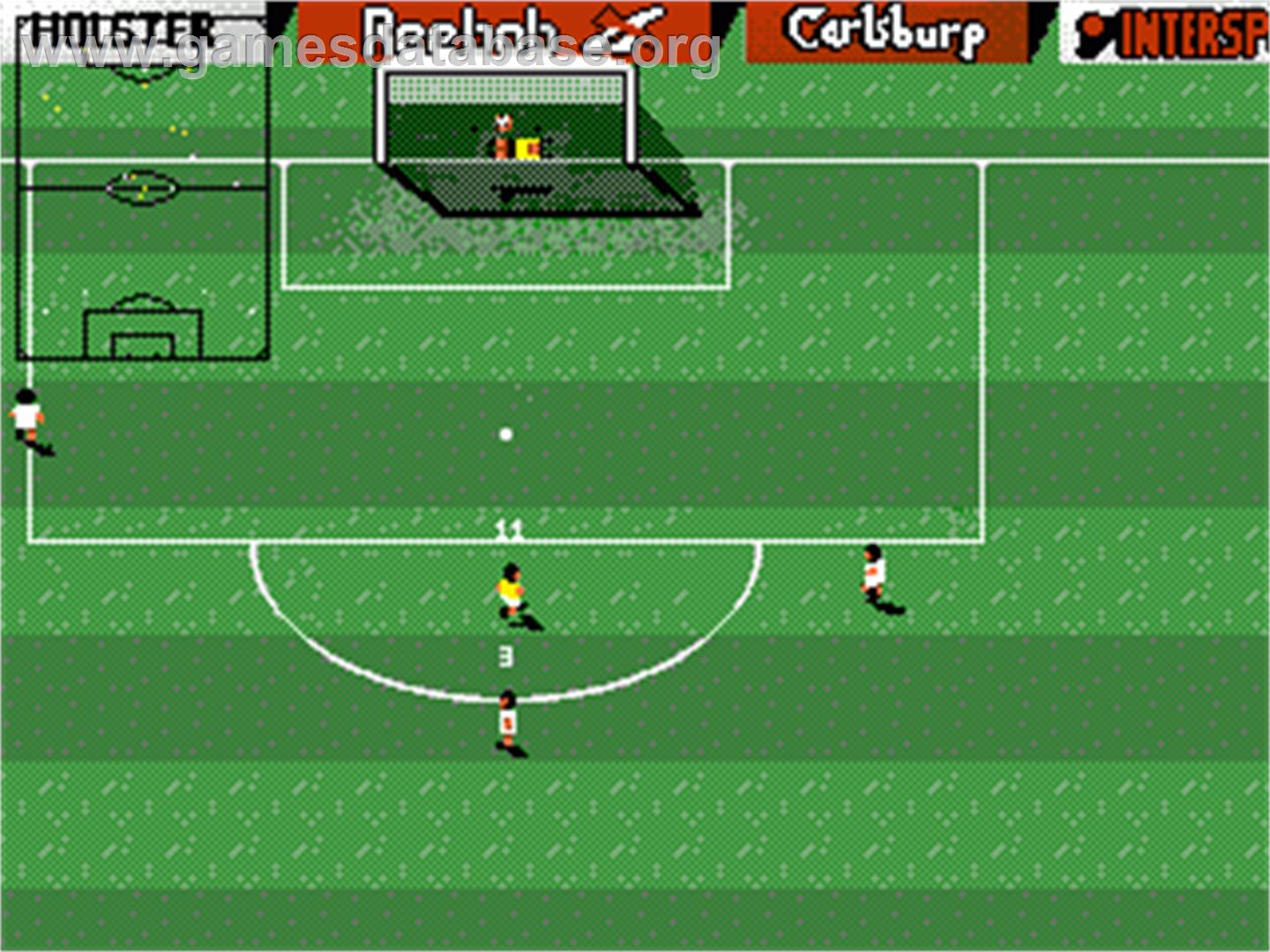 International Soccer (zeppelin) - Commodore Amiga - Artwork - In Game
