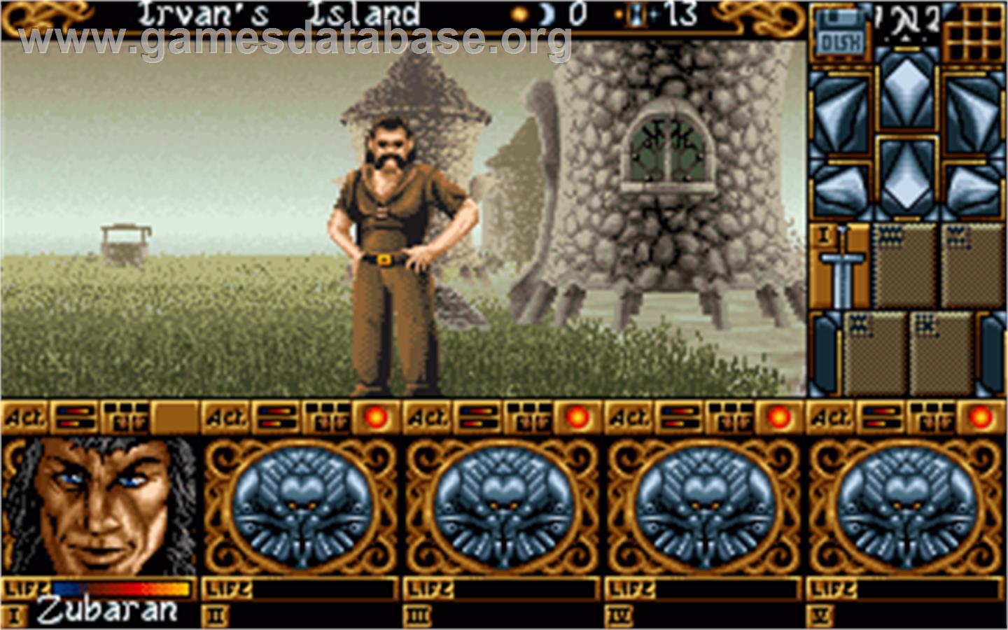 Ishar 2: Messengers of Doom - Commodore Amiga - Artwork - In Game