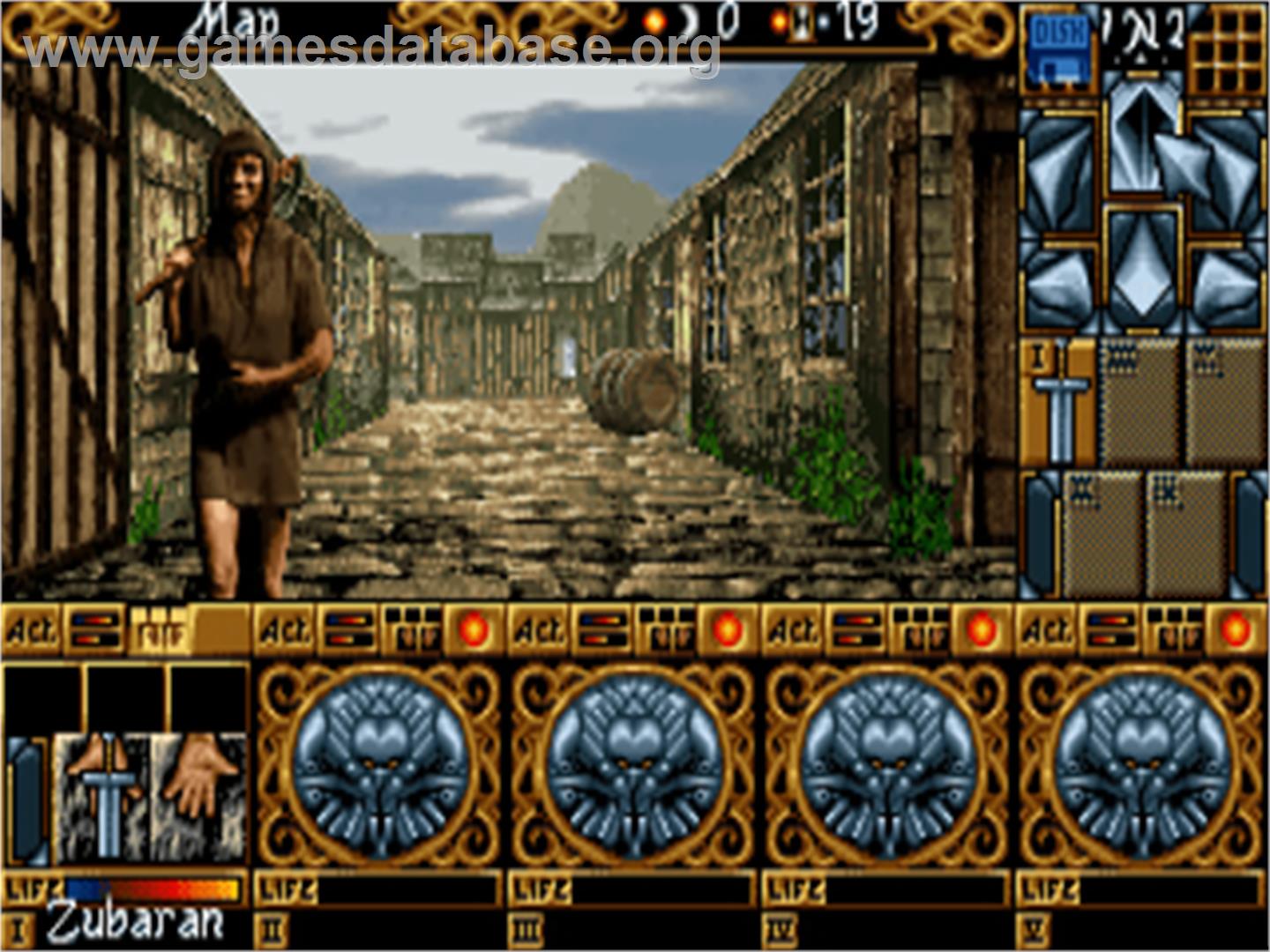 Ishar 3: The Seven Gates of Infinity - Commodore Amiga - Artwork - In Game