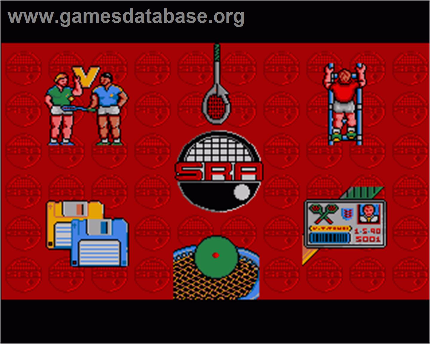 Jahangir Khan's World Championship Squash - Commodore Amiga - Artwork - In Game