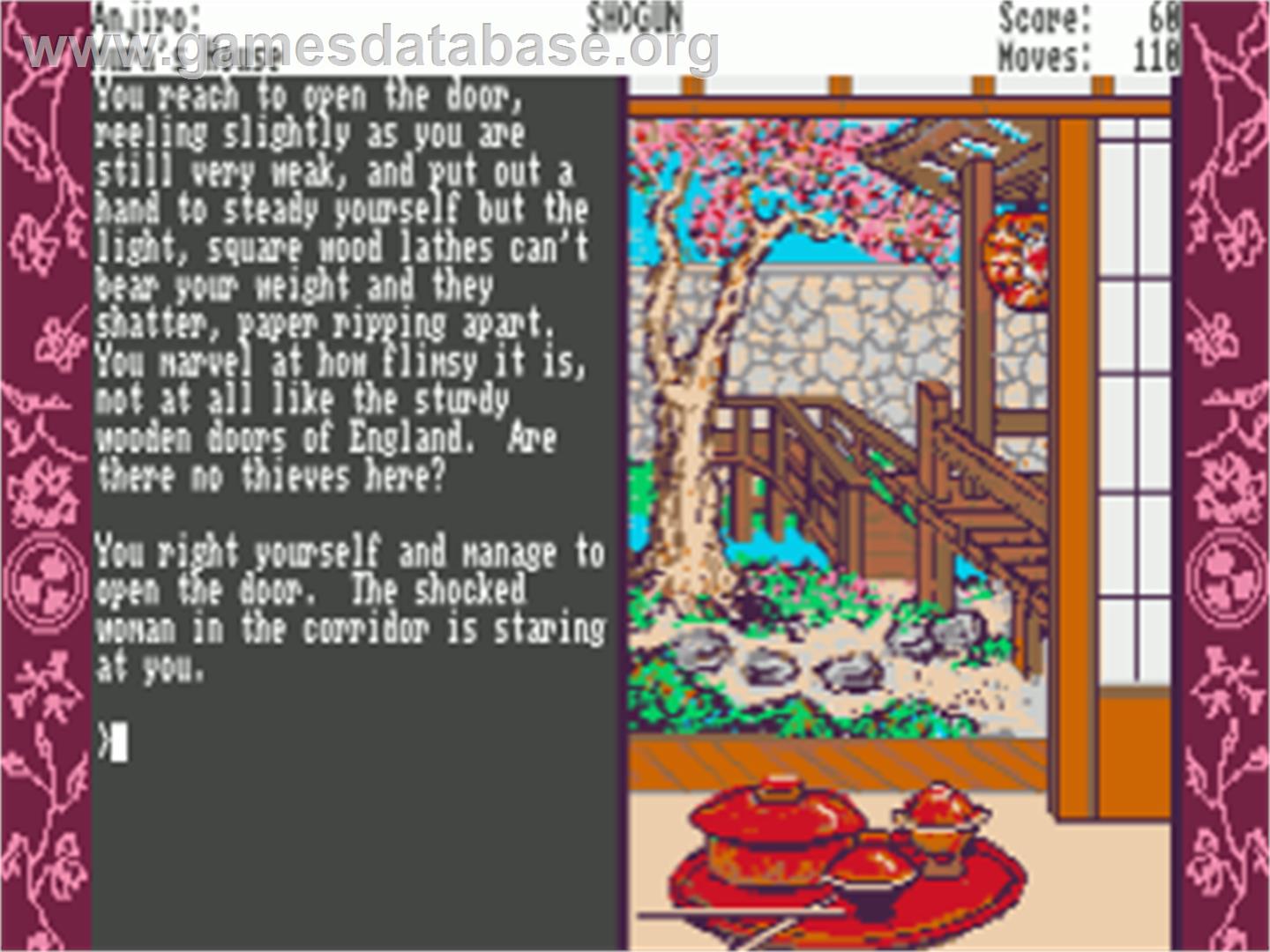 James Clavell's Shogun - Commodore Amiga - Artwork - In Game