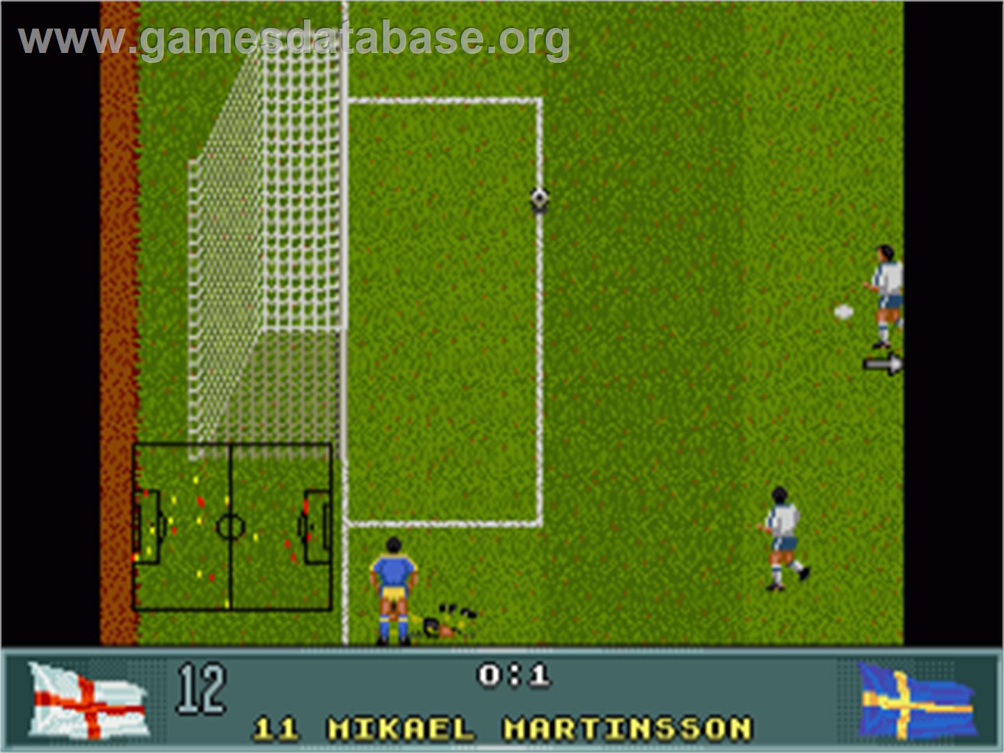 John Barnes' European Football - Commodore Amiga - Artwork - In Game