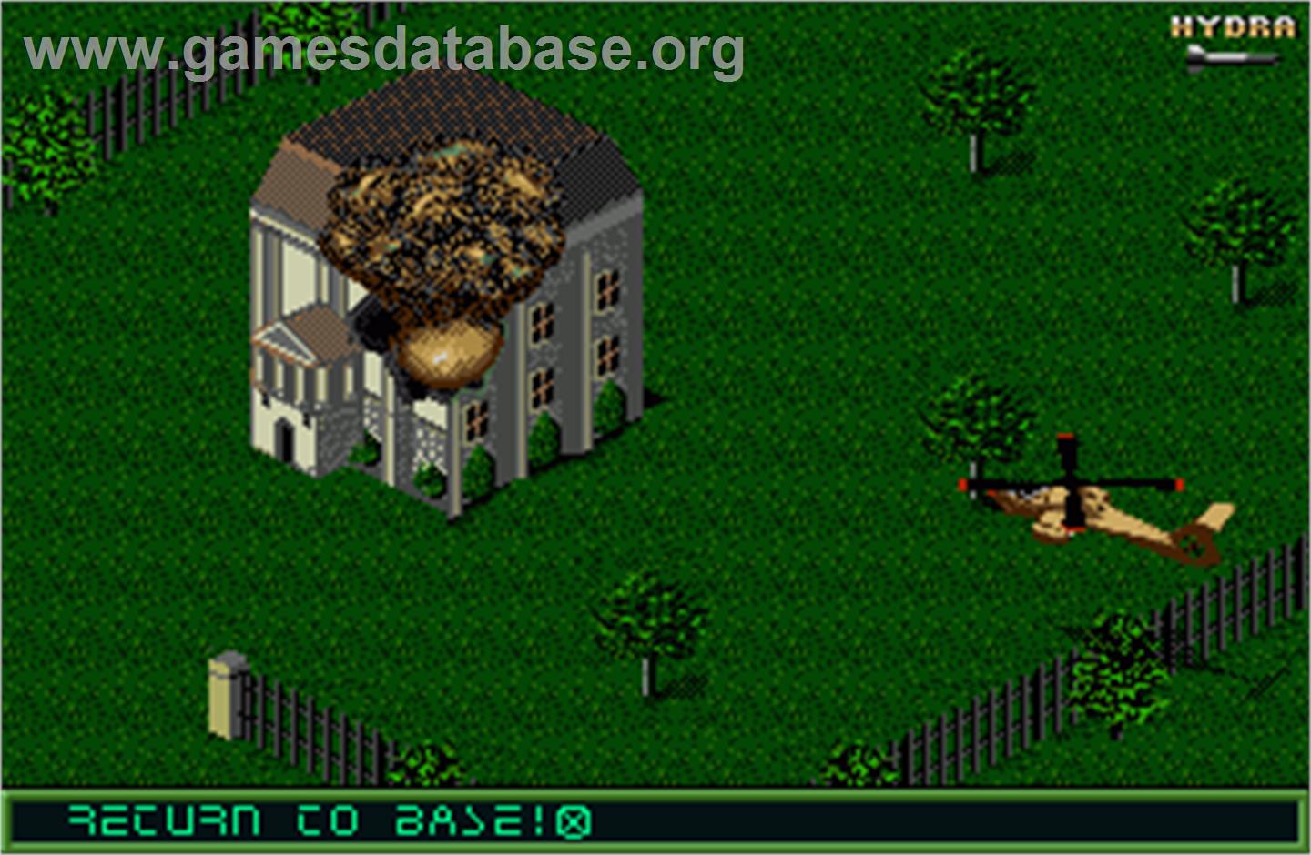 Jungle Strike - Commodore Amiga - Artwork - In Game