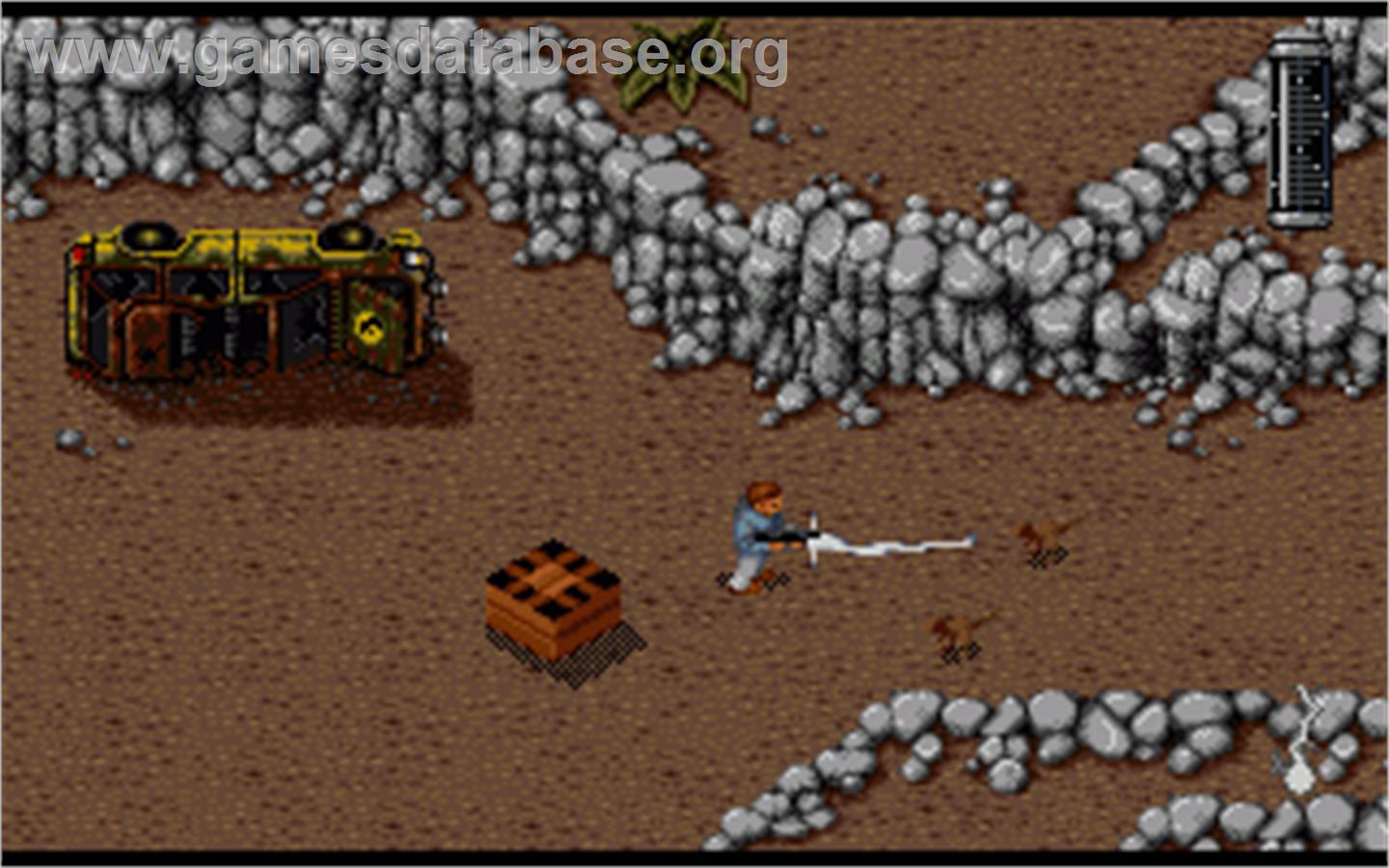 Jurassic Park - Commodore Amiga - Artwork - In Game