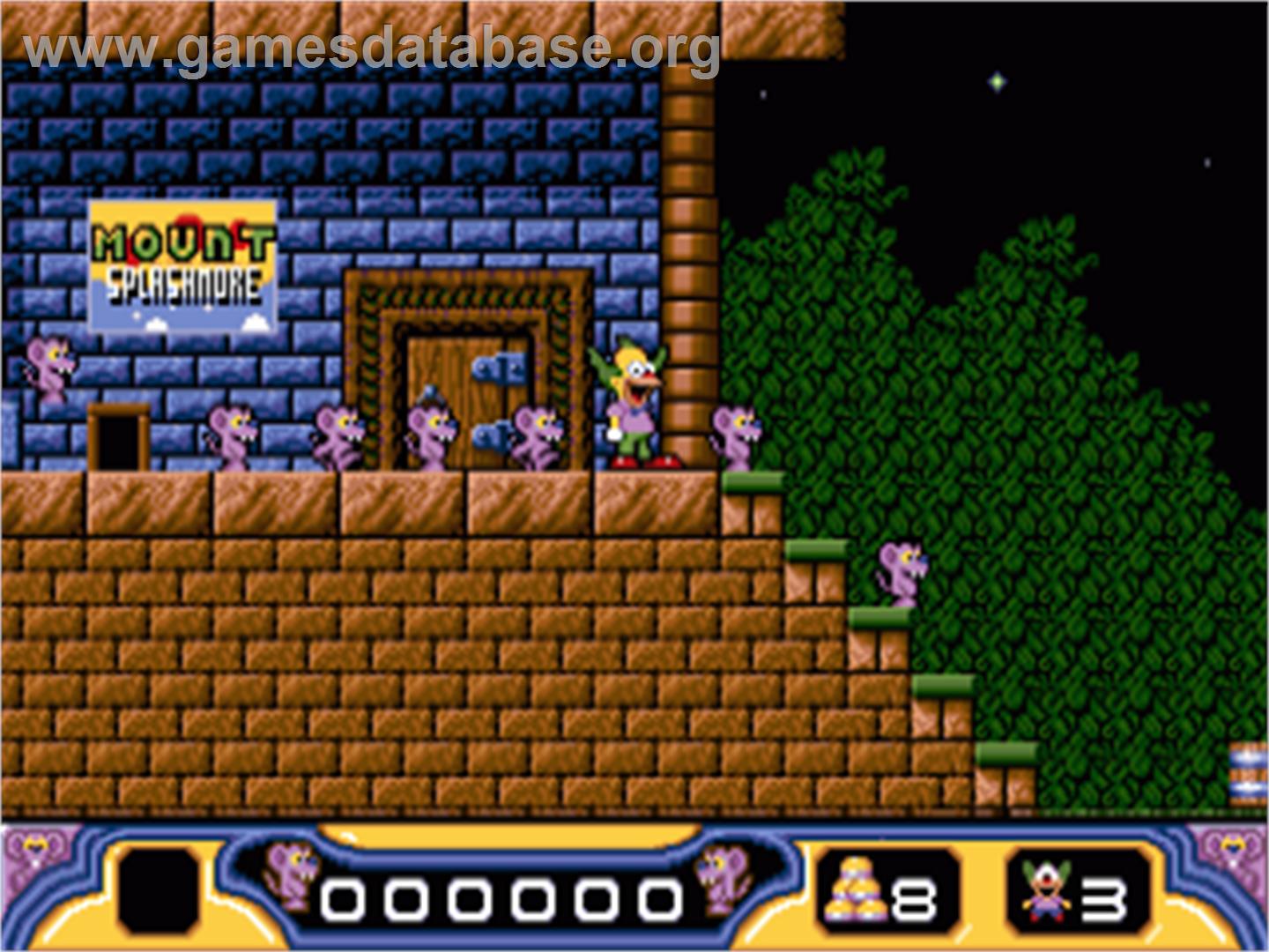 Krusty's Fun House - Commodore Amiga - Artwork - In Game