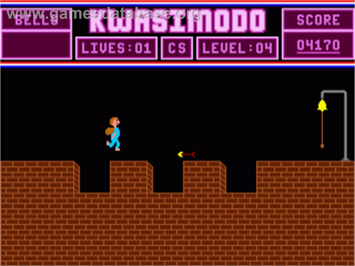 Kwasimodo - Commodore Amiga - Artwork - In Game
