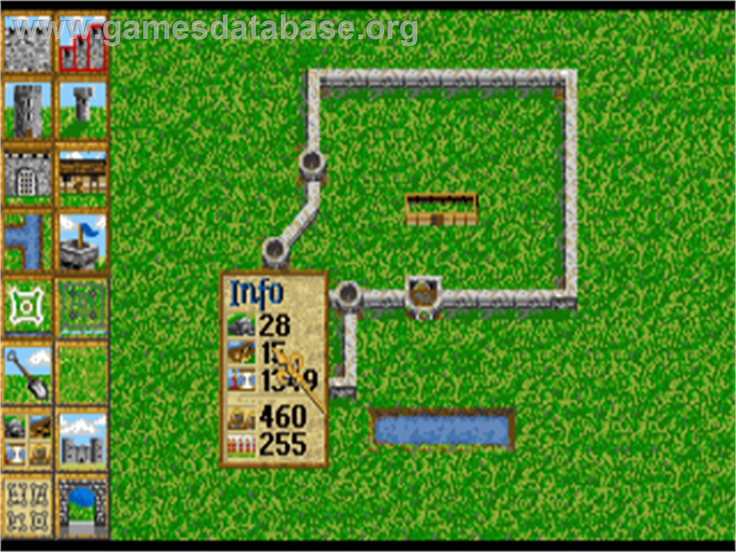 Lords of the Realm - Commodore Amiga - Artwork - In Game