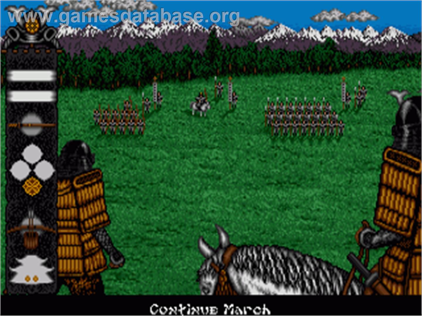 Lords of the Rising Sun - Commodore Amiga - Artwork - In Game
