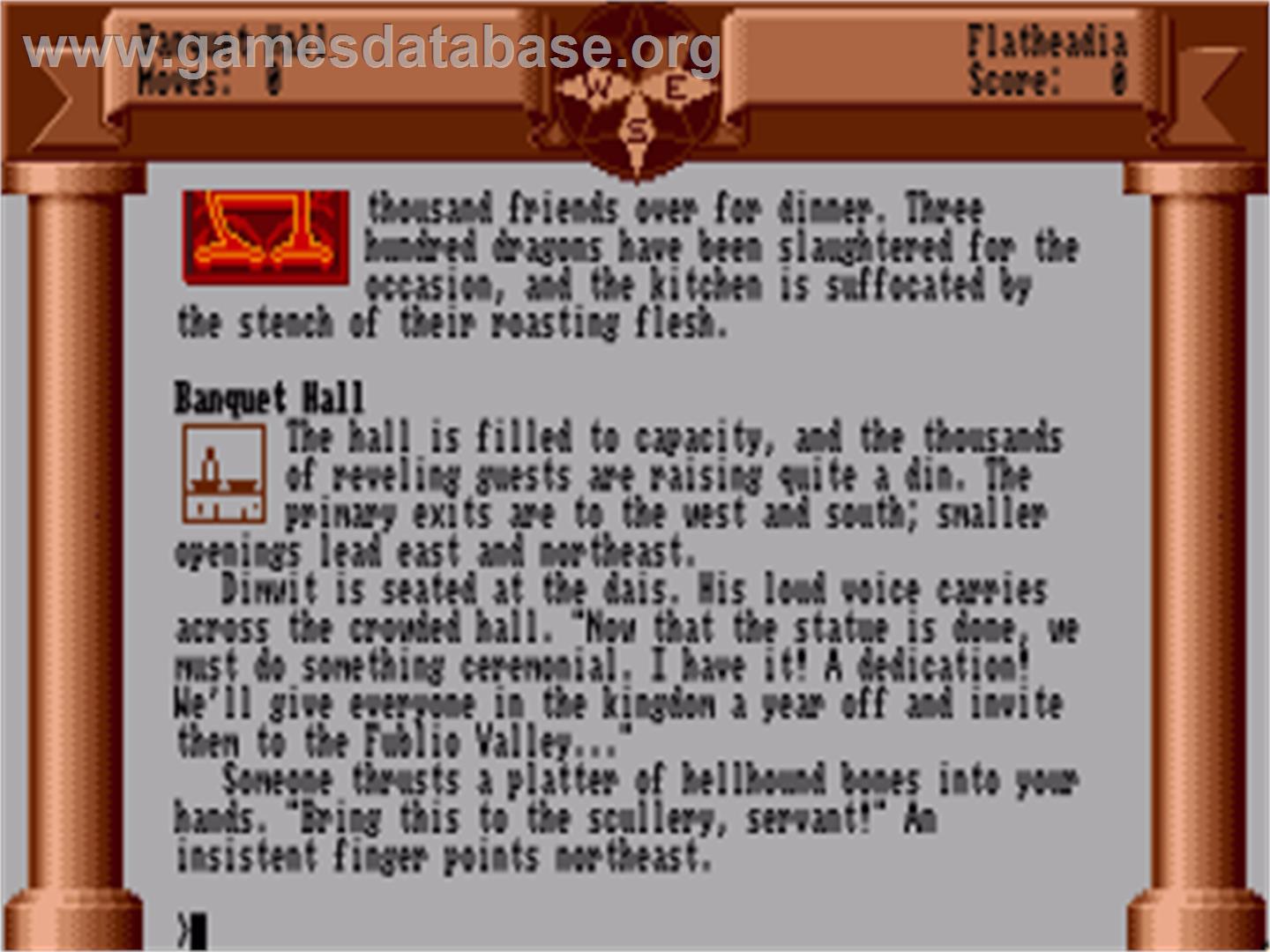 Lost Treasures of Infocom - Commodore Amiga - Artwork - In Game