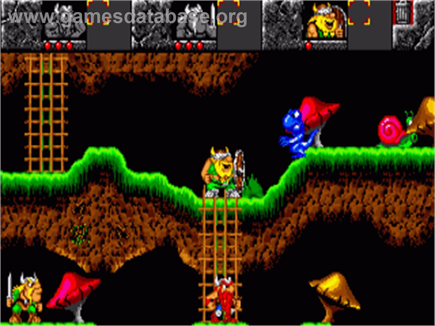 Lost Vikings, The - Commodore Amiga - Artwork - In Game