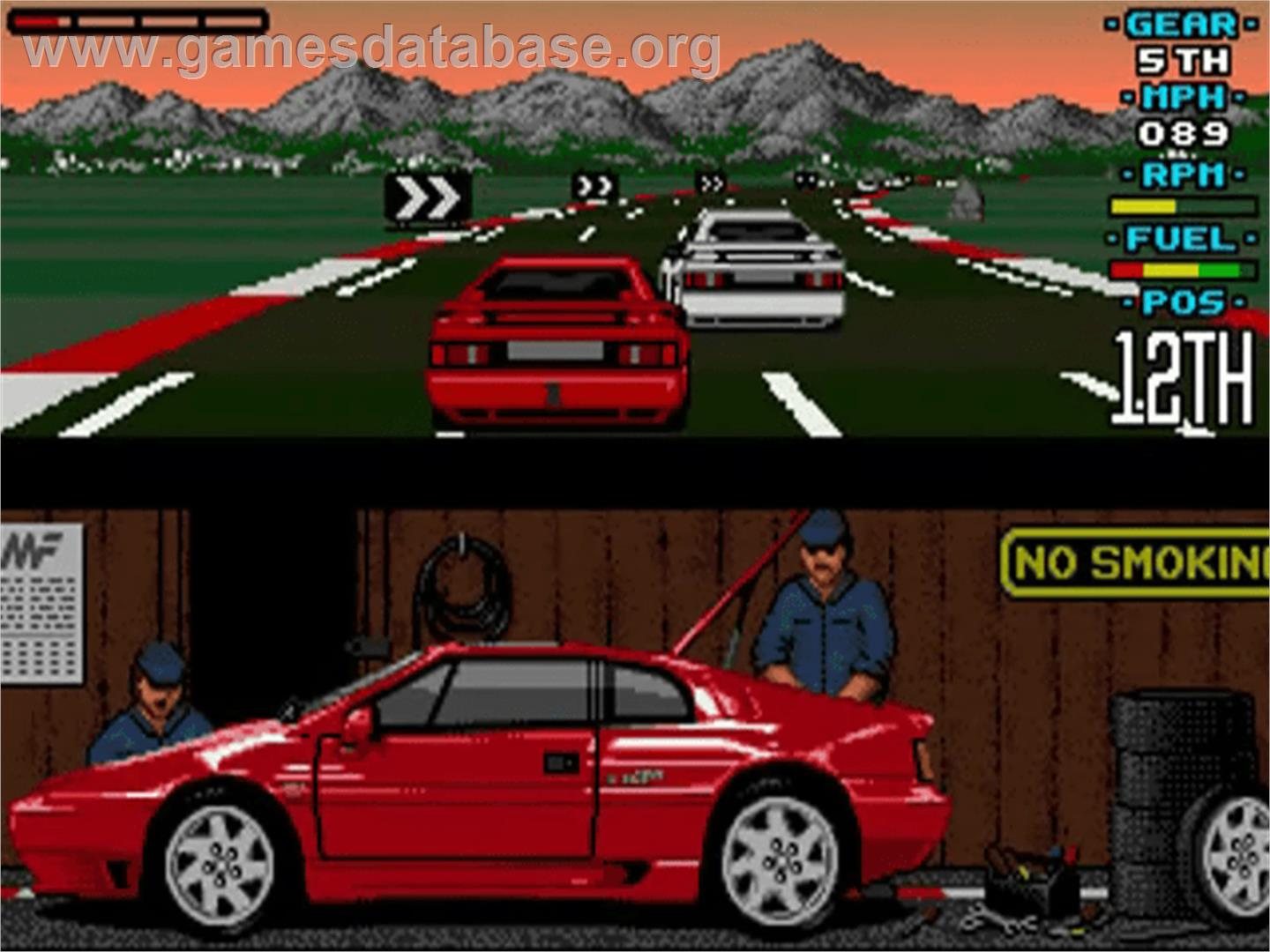 Lotus: The Ultimate Challenge - Commodore Amiga - Artwork - In Game