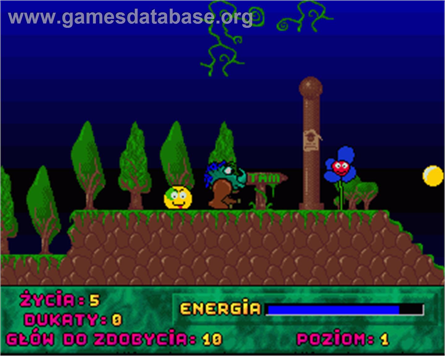 Lowca Glow - Commodore Amiga - Artwork - In Game