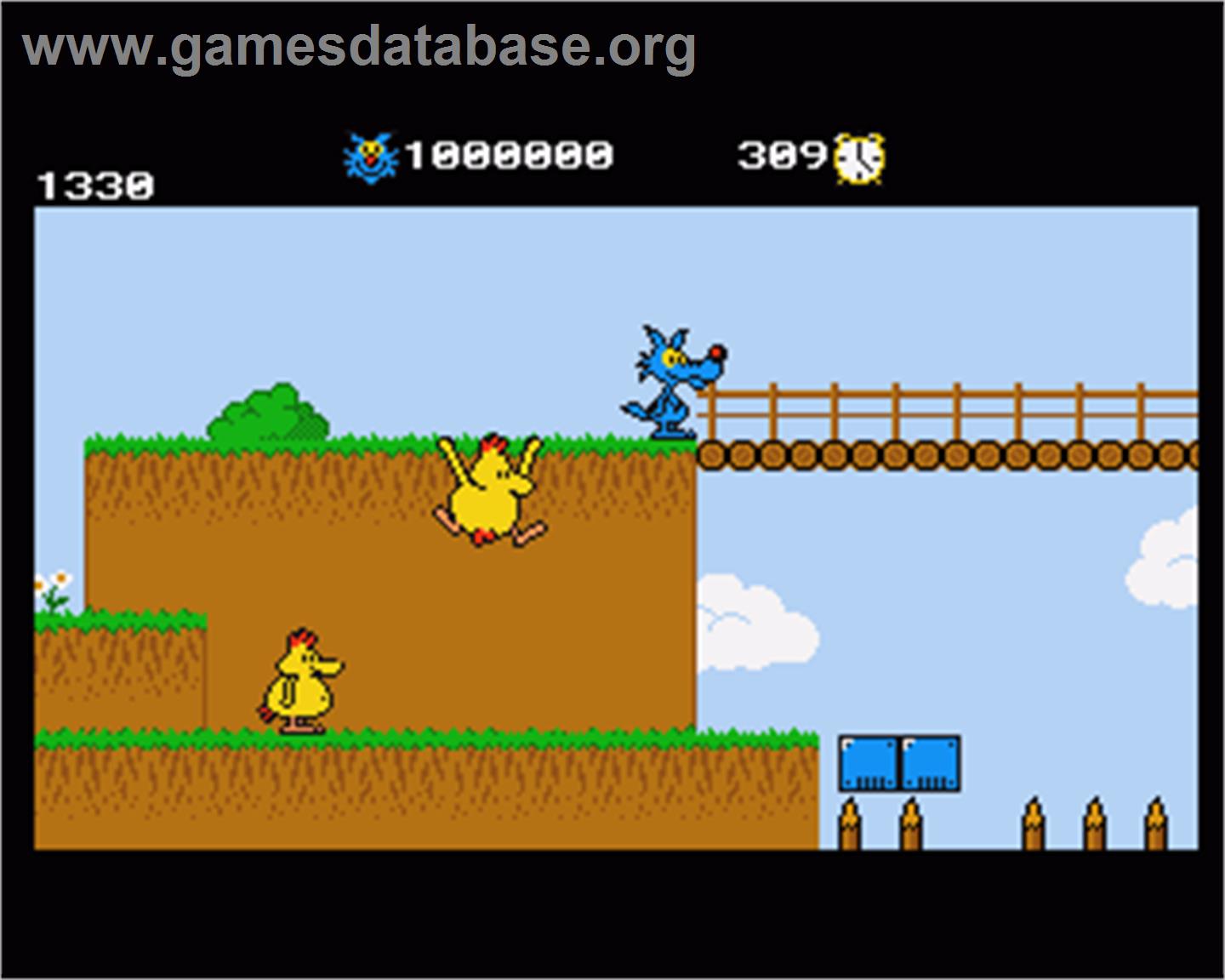 Lupo Alberto: The VideoGame - Commodore Amiga - Artwork - In Game