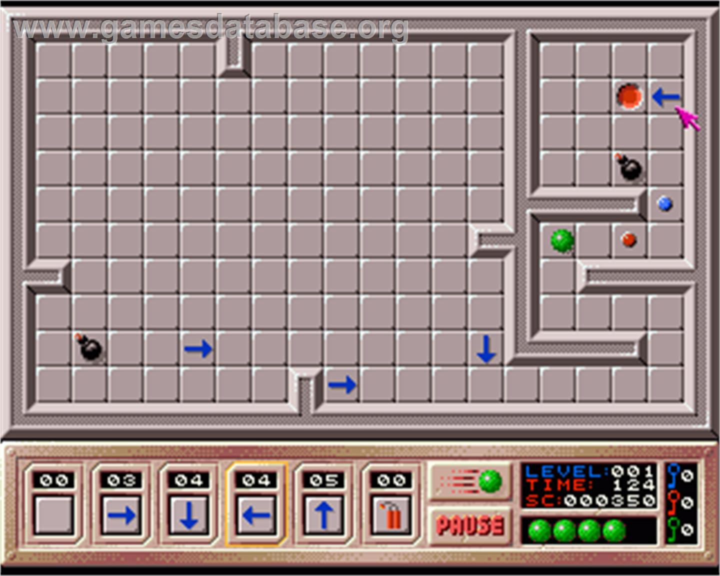 Marble Rescue - Commodore Amiga - Artwork - In Game