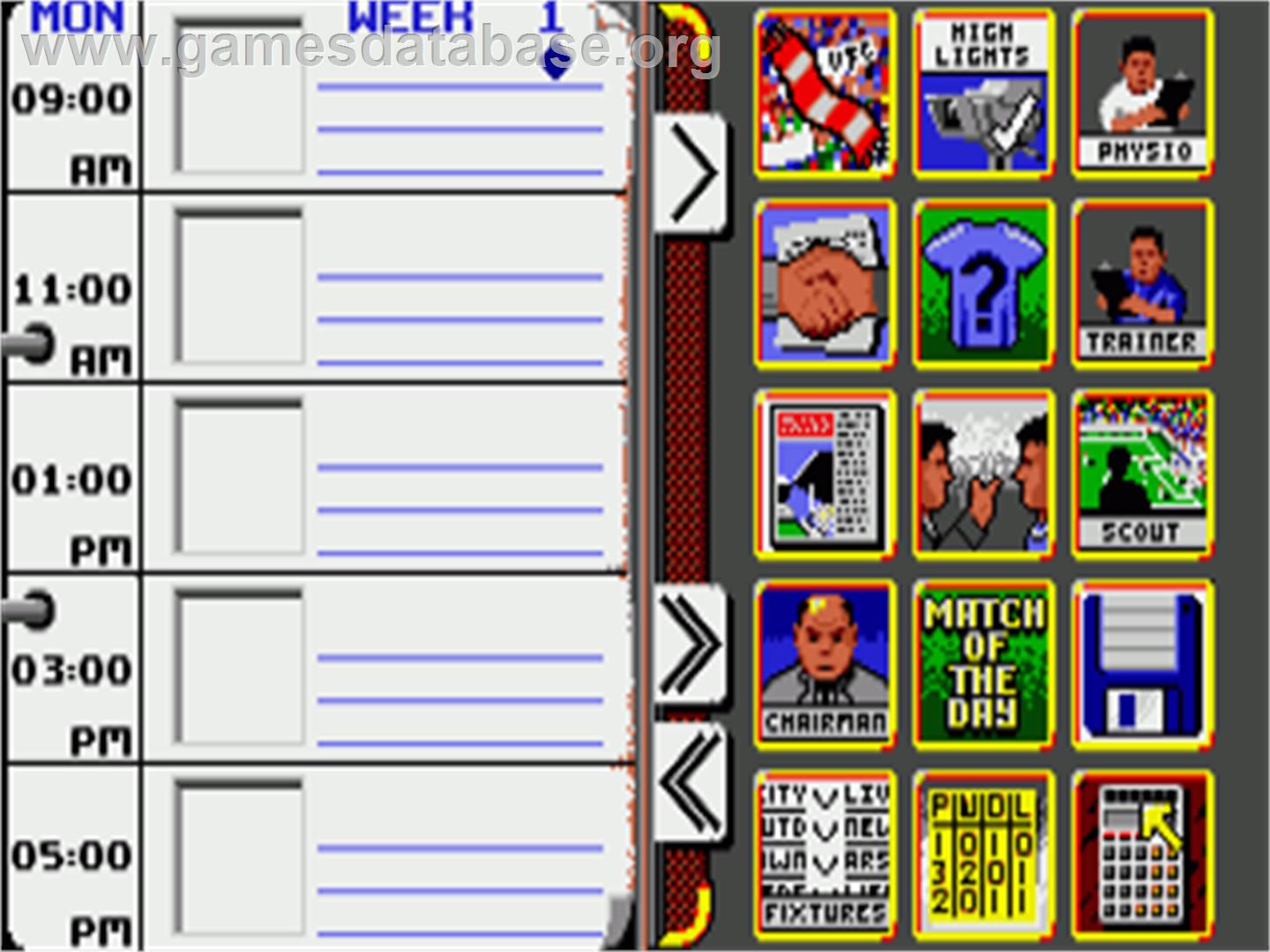 Match of the Day - Commodore Amiga - Artwork - In Game