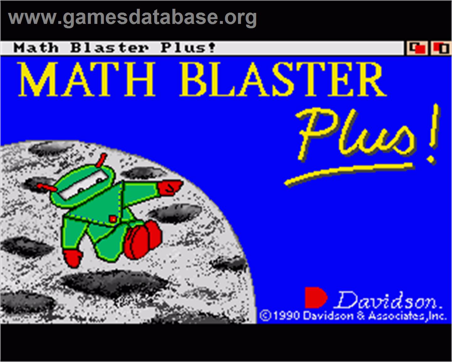 Math Blaster Plus! - Commodore Amiga - Artwork - In Game