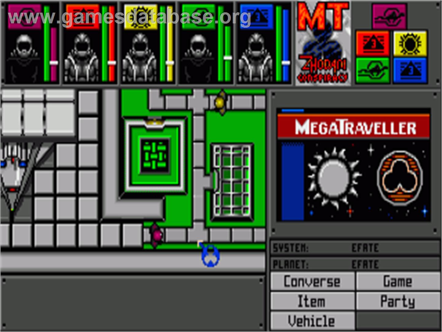 MegaTraveller 1: The Zhodani Conspiracy - Commodore Amiga - Artwork - In Game