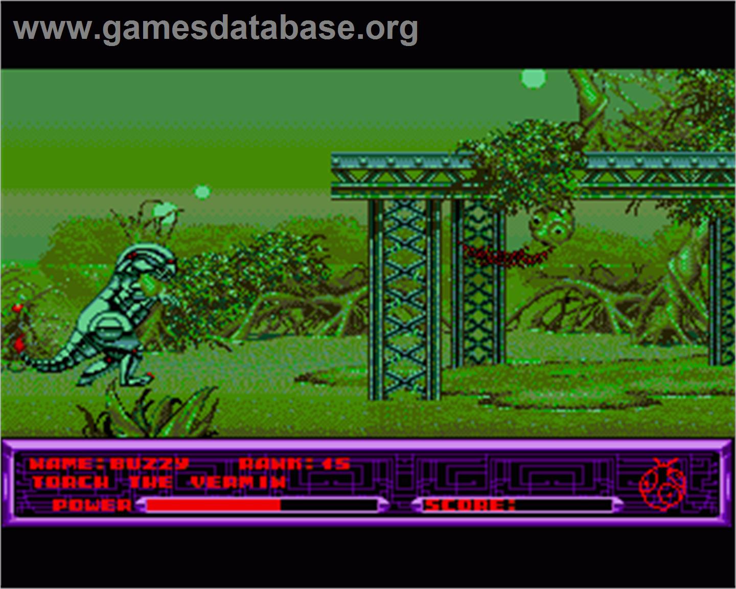 Metal Mutant - Commodore Amiga - Artwork - In Game