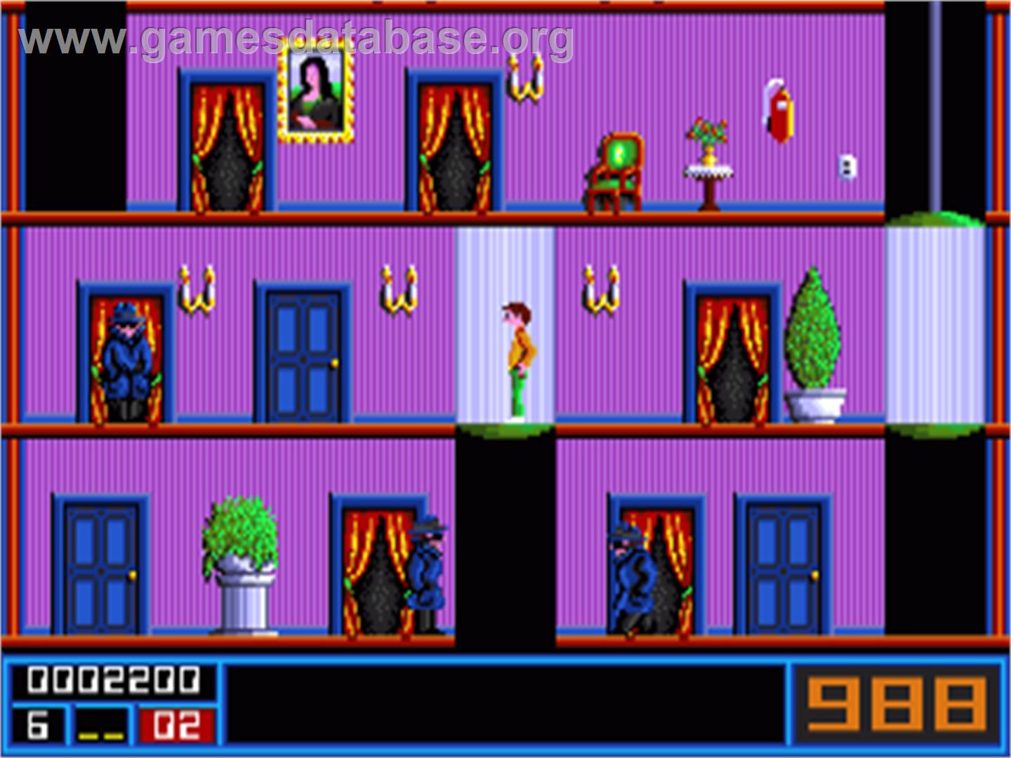 Mission Elevator - Commodore Amiga - Artwork - In Game