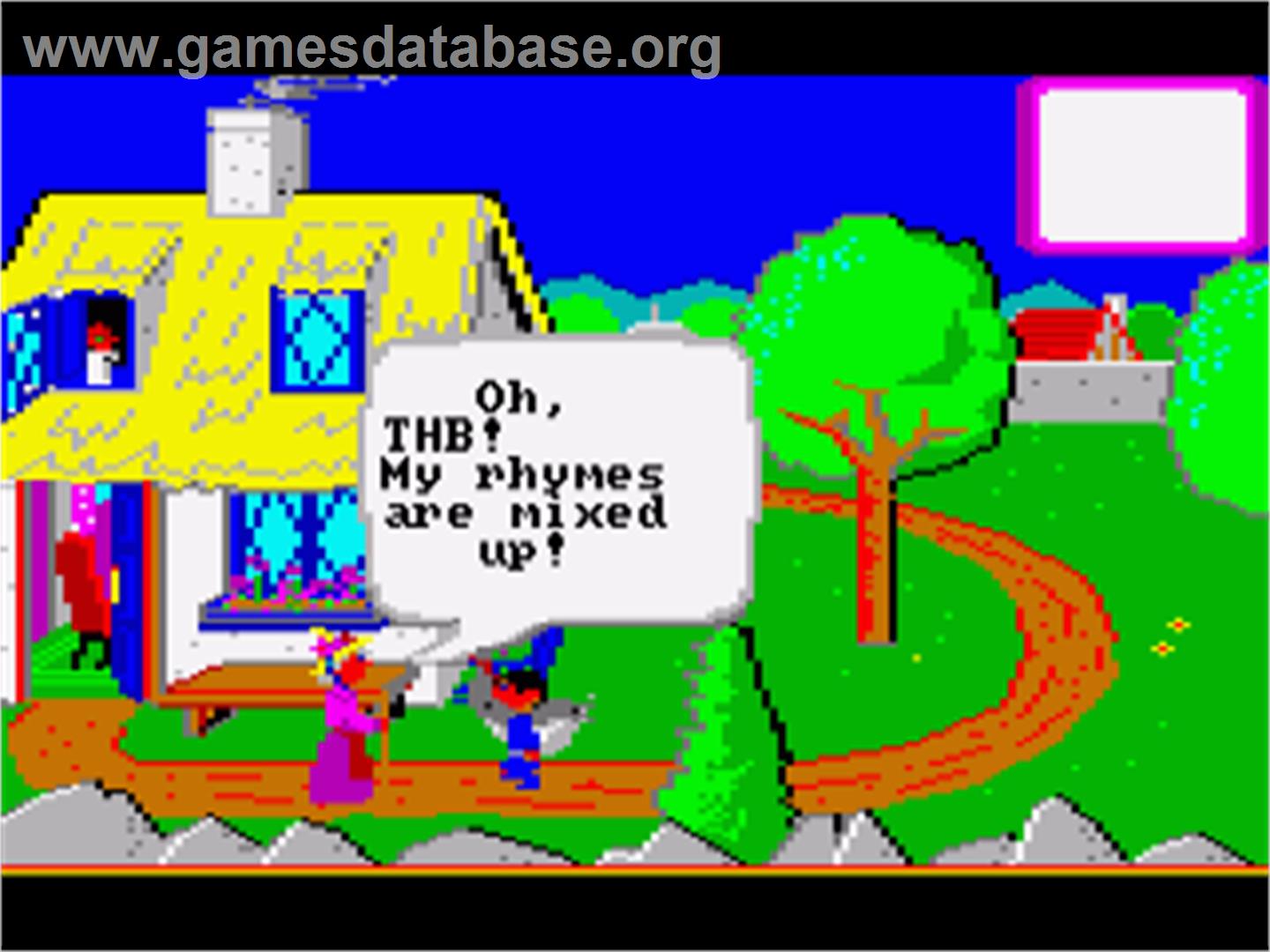 Mixed-Up Mother Goose - Commodore Amiga - Artwork - In Game