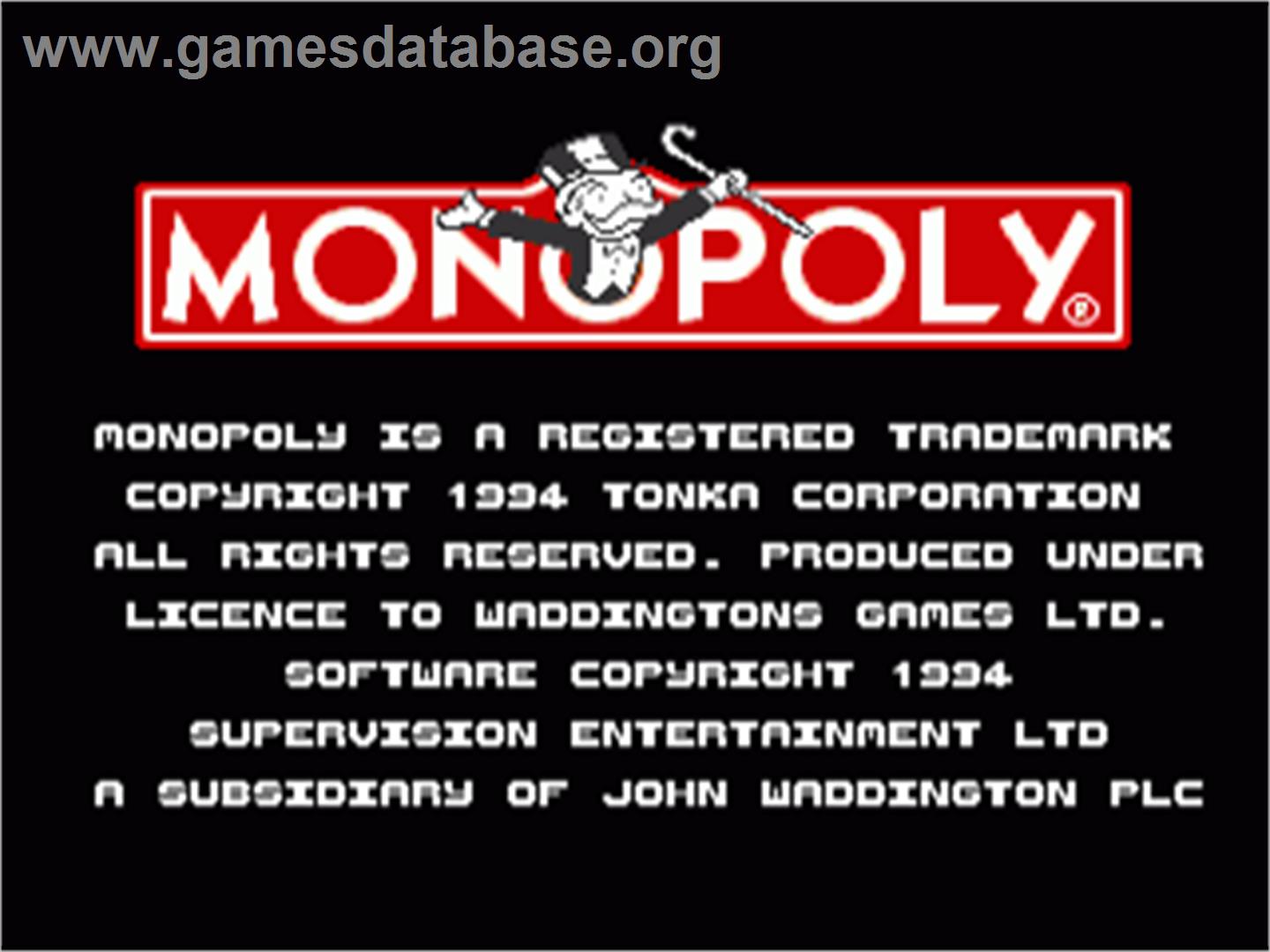 Monopoly - Commodore Amiga - Artwork - In Game