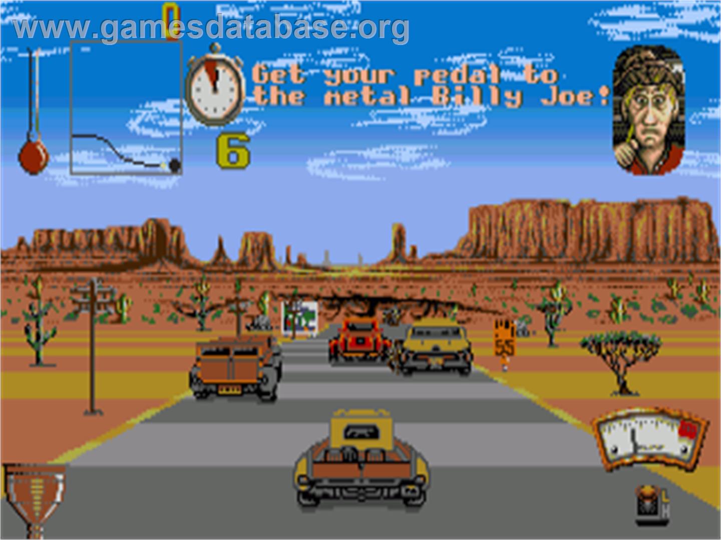 Moonshine Racers - Commodore Amiga - Artwork - In Game