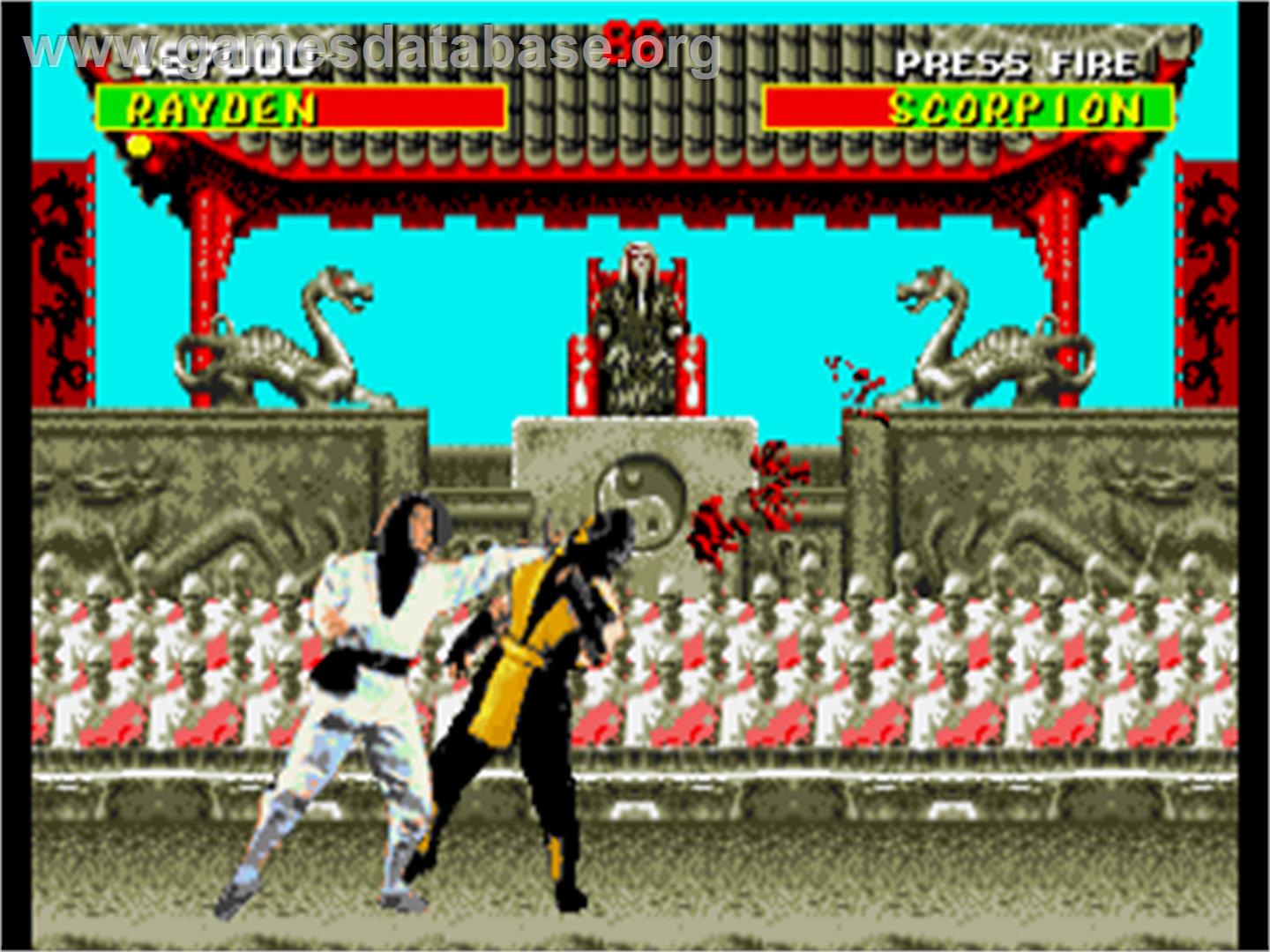 Mortal Kombat - Commodore Amiga - Artwork - In Game