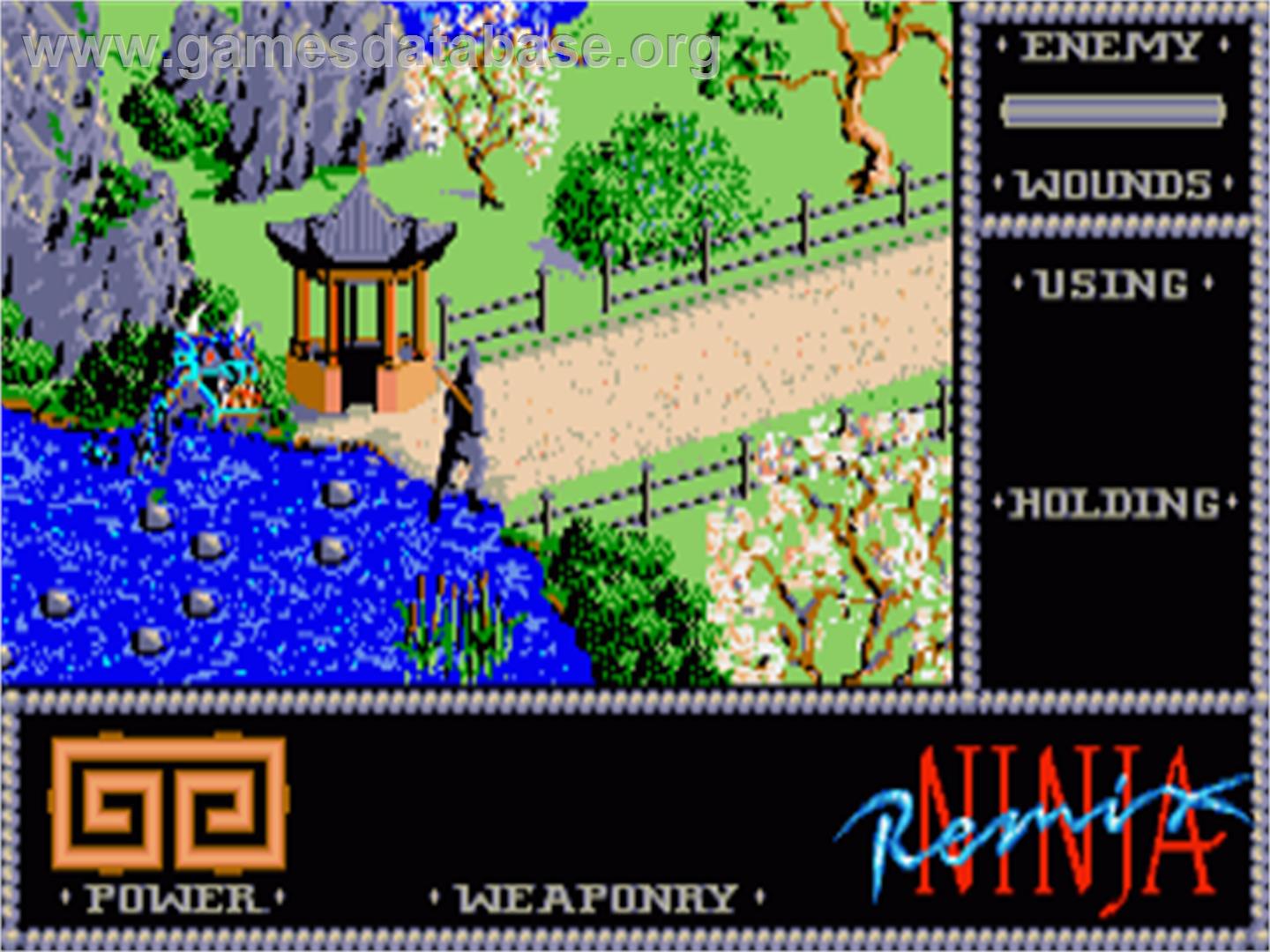 Ninja Remix - Commodore Amiga - Artwork - In Game