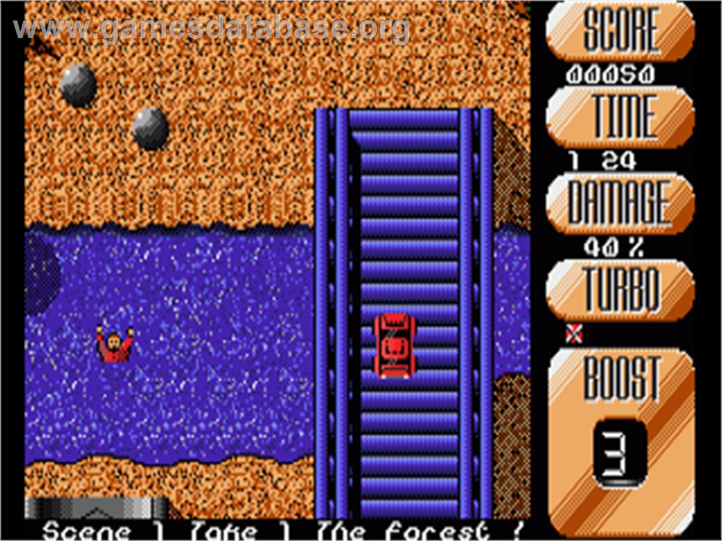 Nitro Boost Challenge - Commodore Amiga - Artwork - In Game