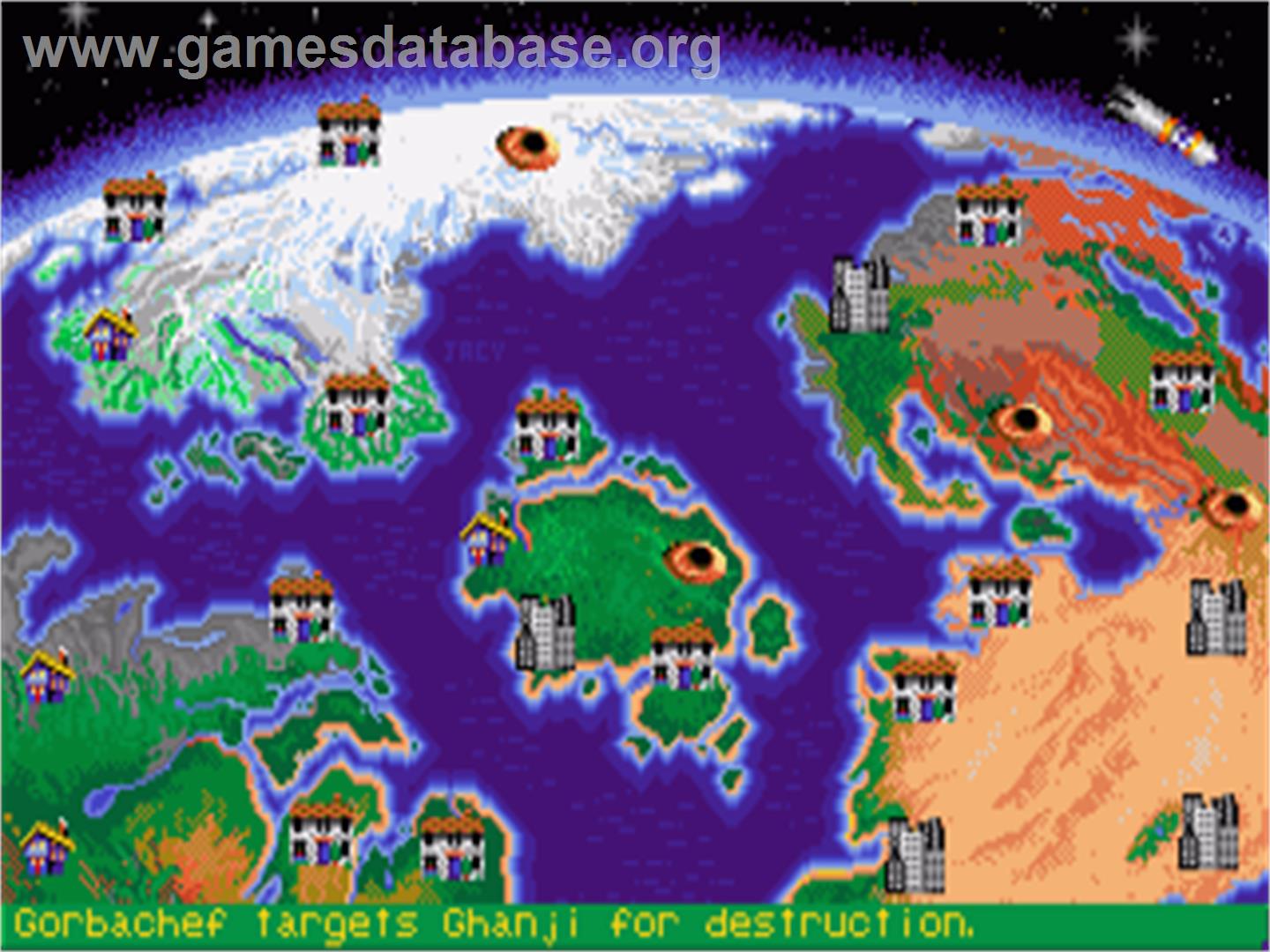 Nuclear War - Commodore Amiga - Artwork - In Game