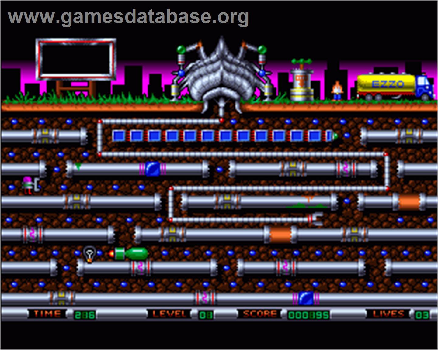 Oilmania - Commodore Amiga - Artwork - In Game