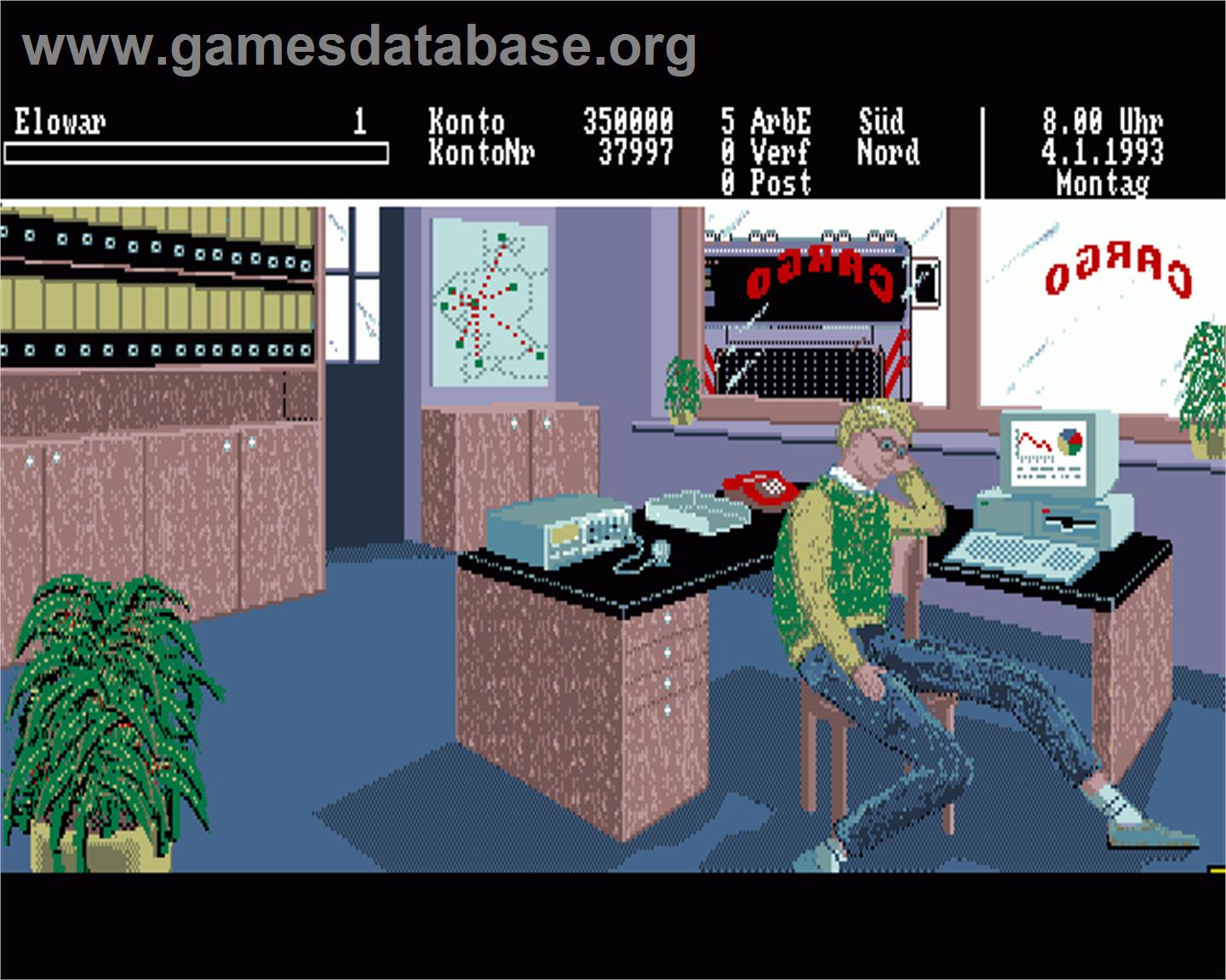 On The Road - Commodore Amiga - Artwork - In Game