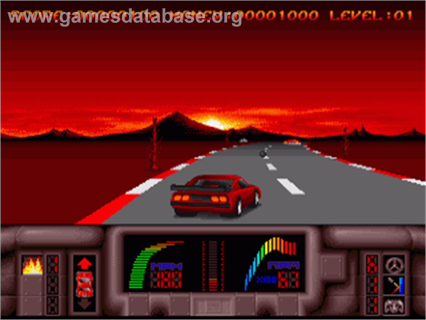 Overlander - Commodore Amiga - Artwork - In Game