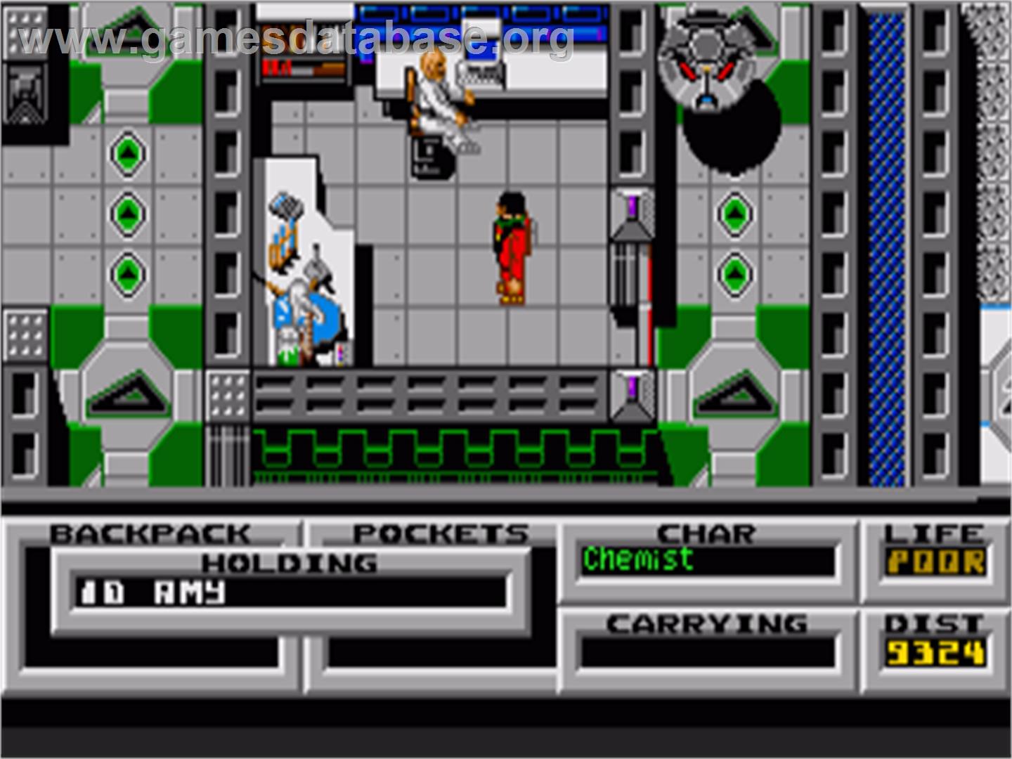 Pandora - Commodore Amiga - Artwork - In Game