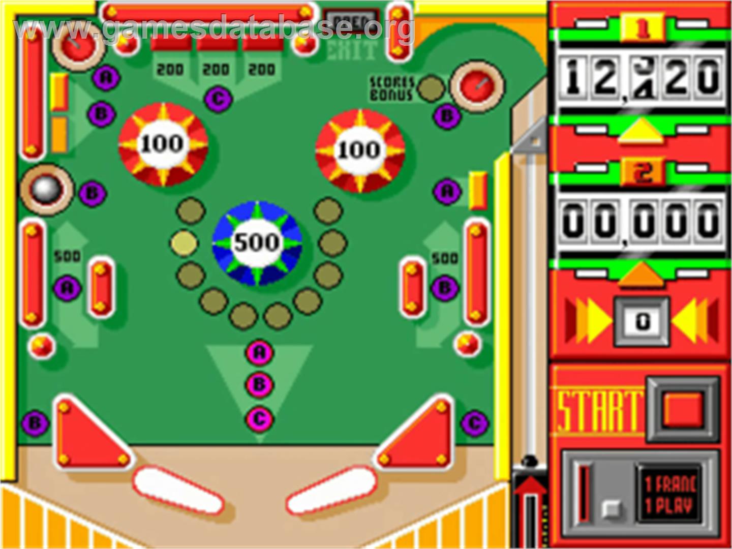 Pinball Magic - Commodore Amiga - Artwork - In Game