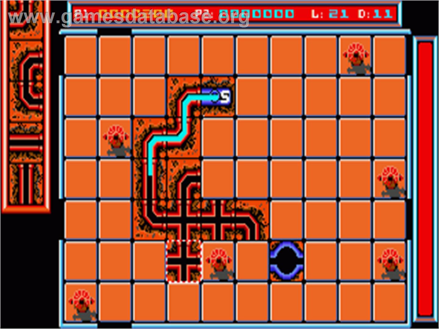 Pipe Mania - Commodore Amiga - Artwork - In Game