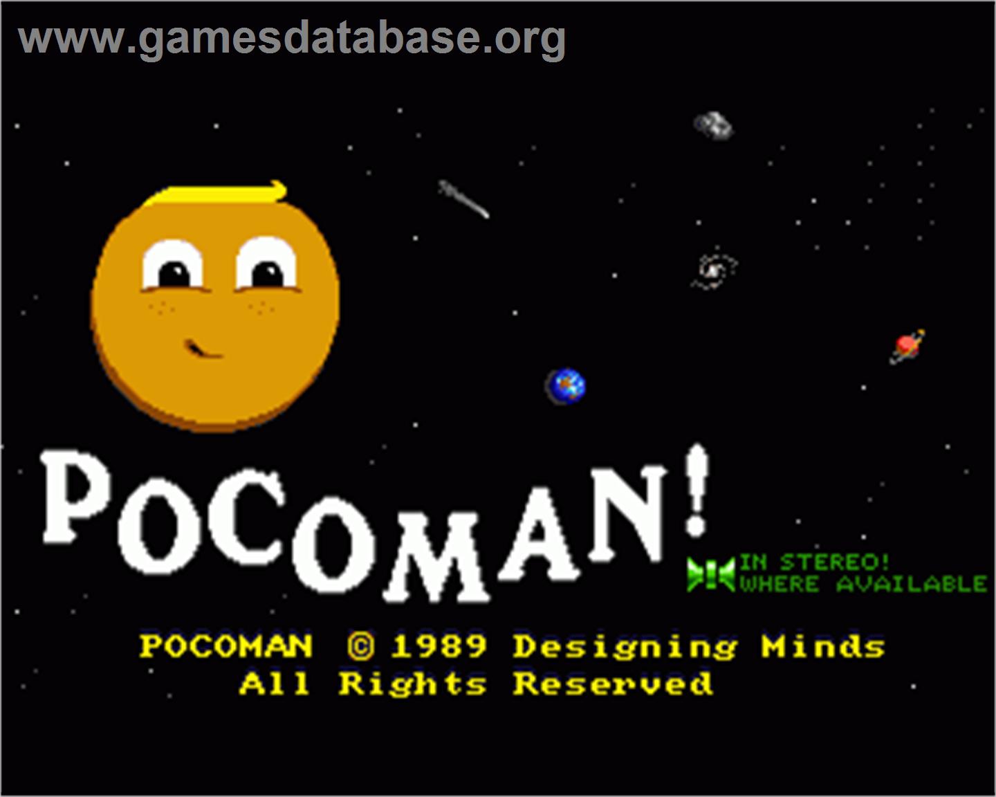 Pocoman! - Commodore Amiga - Artwork - In Game