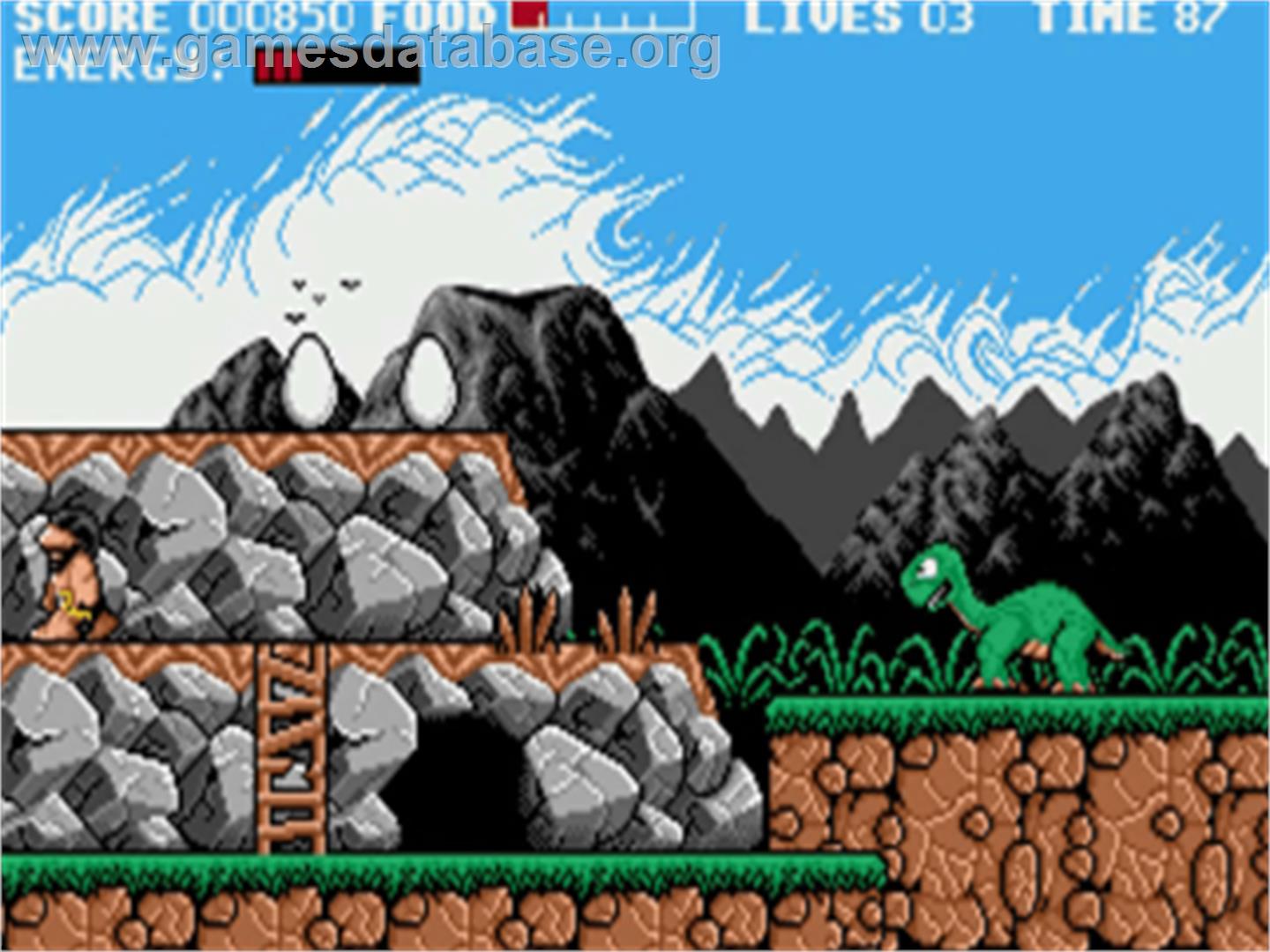Prehistoric Tale, A - Commodore Amiga - Artwork - In Game