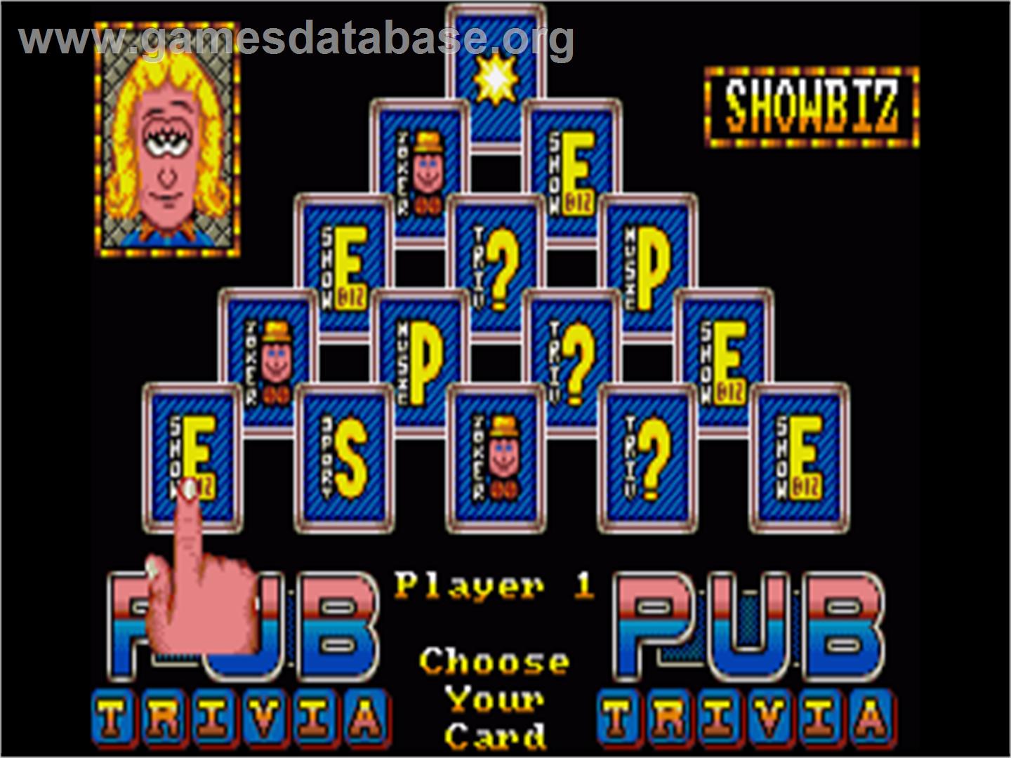 Pub Trivia Simulator - Commodore Amiga - Artwork - In Game