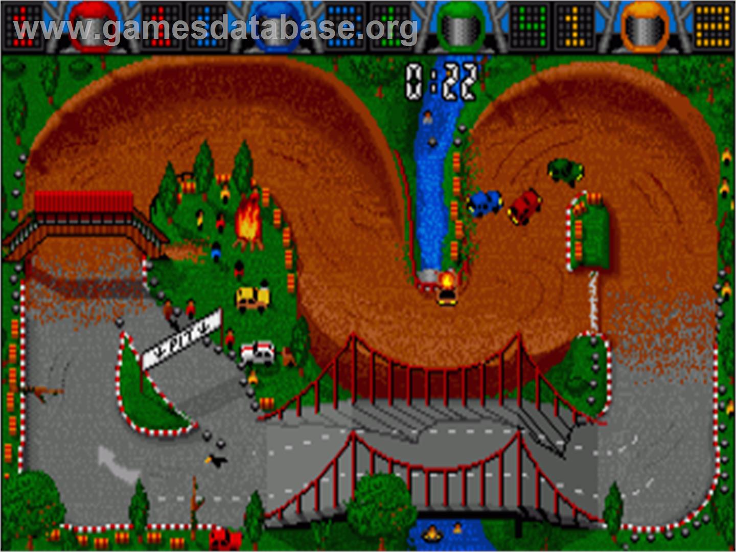 Rally Cross Challenge - Commodore Amiga - Artwork - In Game