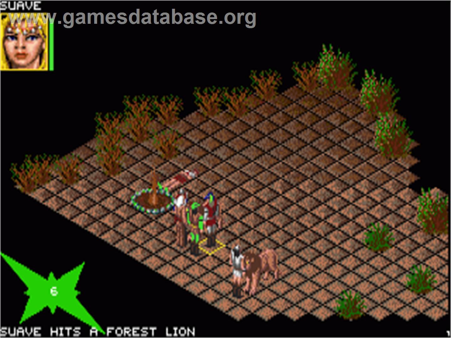 Realms of Arkania: Blade of Destiny - Commodore Amiga - Artwork - In Game