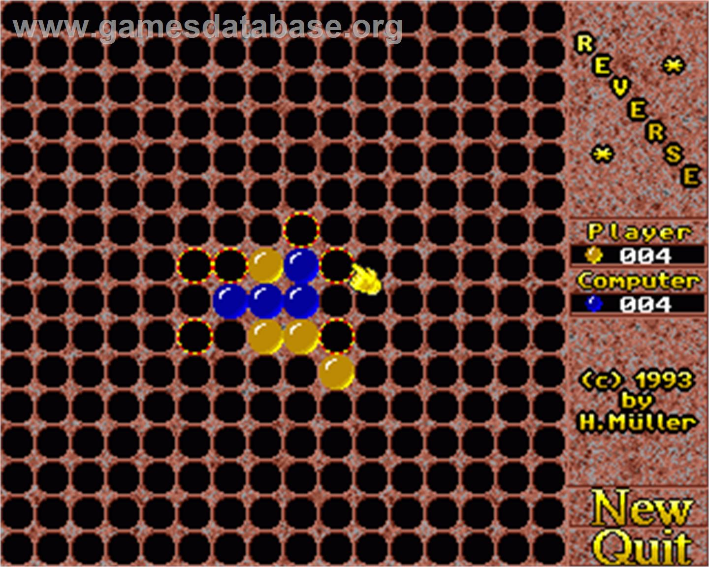 Reverse - Commodore Amiga - Artwork - In Game
