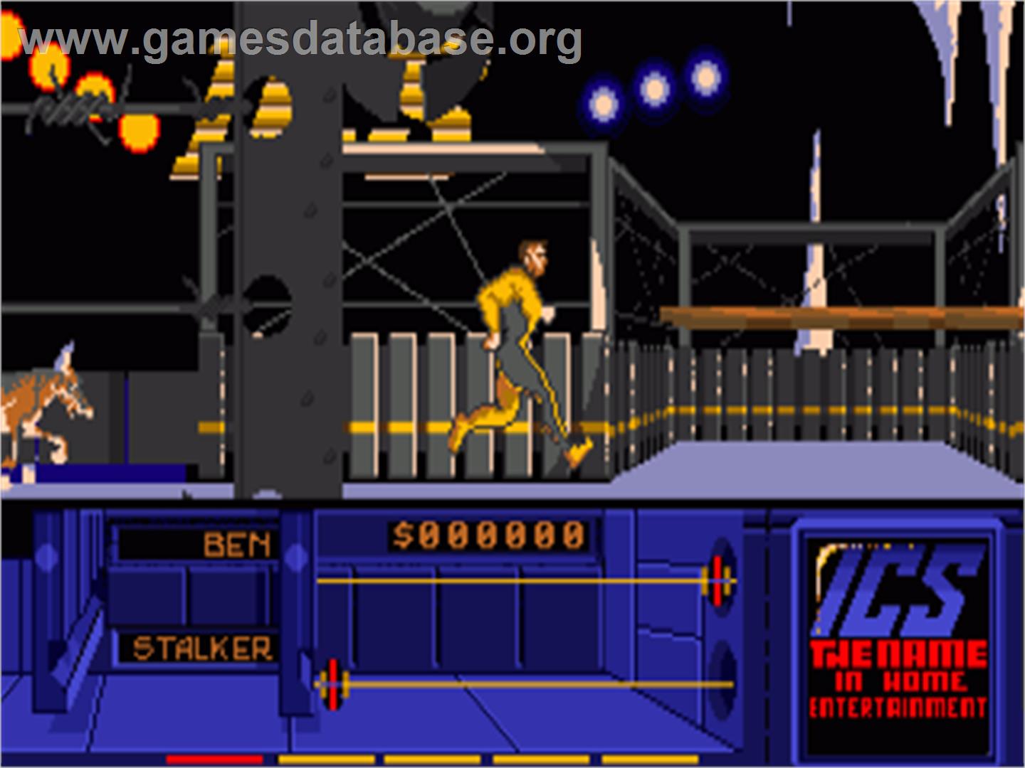 Running Man - Commodore Amiga - Artwork - In Game