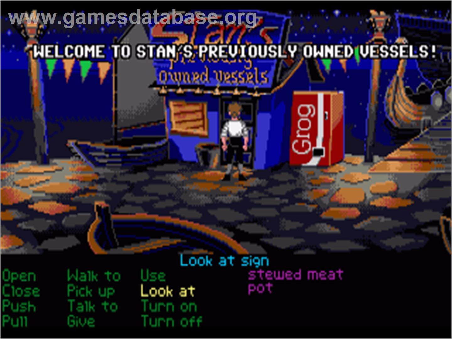 Secret of Monkey Island - Commodore Amiga - Artwork - In Game