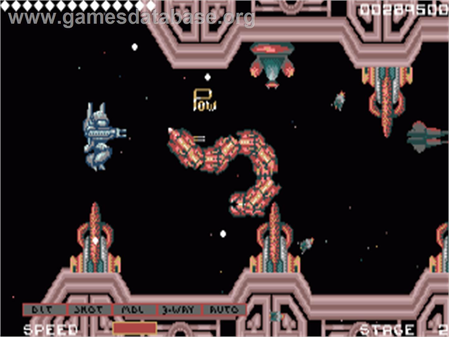 Side Arms - Commodore Amiga - Artwork - In Game