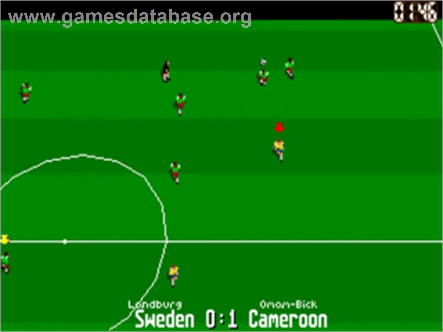 Sierra Soccer - World Challenge Edition - Commodore Amiga - Artwork - In Game