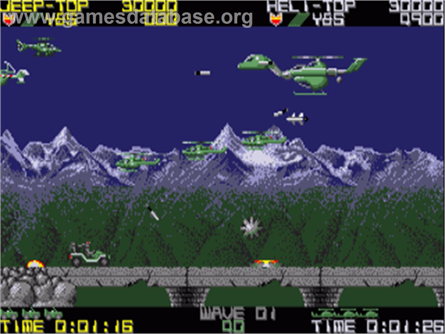 Silk Worm - Commodore Amiga - Artwork - In Game