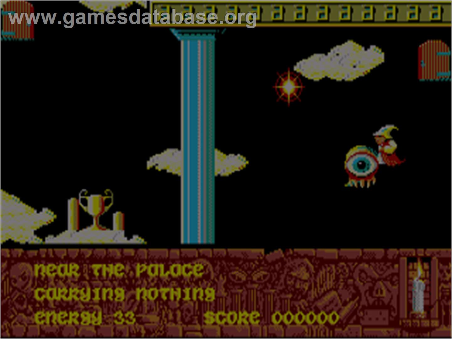 Sorcery Plus - Commodore Amiga - Artwork - In Game