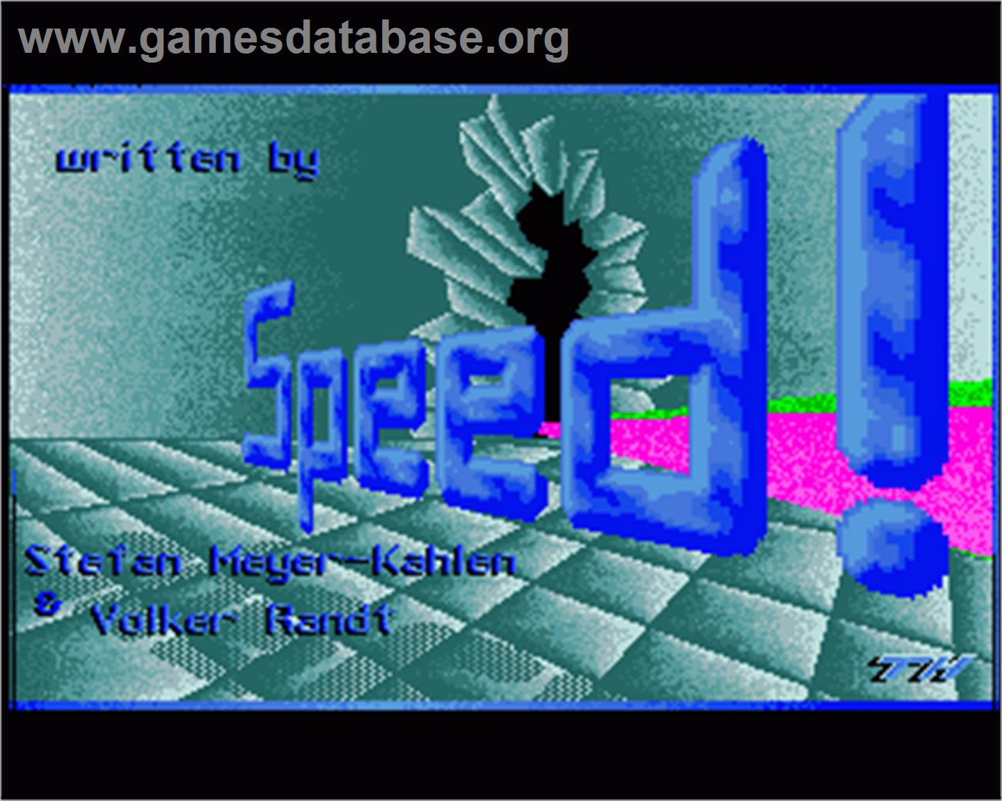Speed! - Commodore Amiga - Artwork - In Game