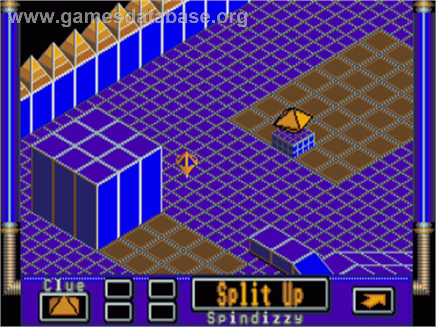 Spindizzy Worlds - Commodore Amiga - Artwork - In Game